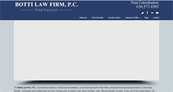 Desktop Screenshot of botti-law.com